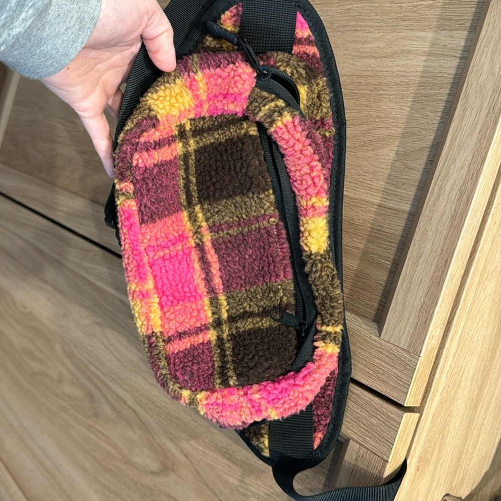Beautiful fleece crossbody